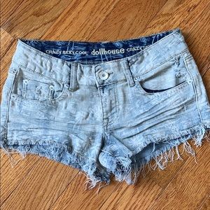 Dollhouse denim shorts
